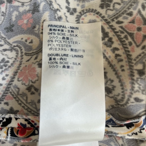 Louis Vuitton Navy Blue, Red, and Cream Floral Dress Size 36 - Picture 13 of 14